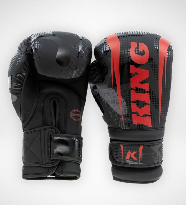 Mănuși de box King Pro Boxing Shogun – Negru/Roșu