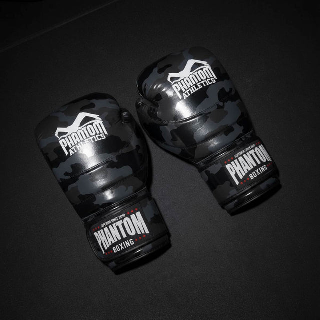Luvas de boxe Phantom Athletics Camo – Preto