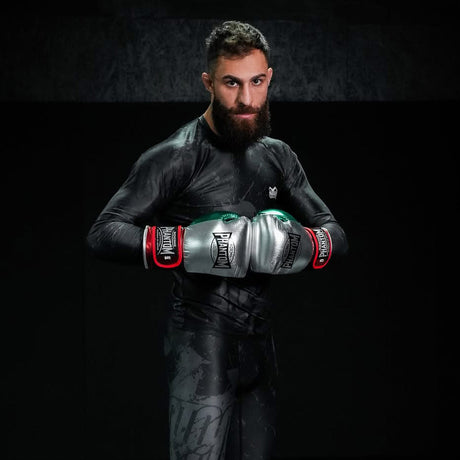 Gants de boxe Phantom Athletics Mexico – Argent/Vert/Rouge