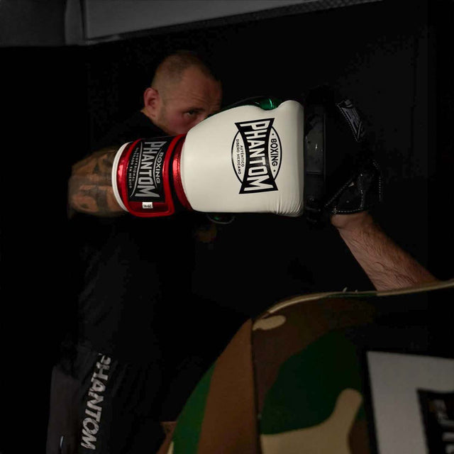 Boxerské rukavice Phantom Athletics Mexico – Bílé/Zelené/Červené