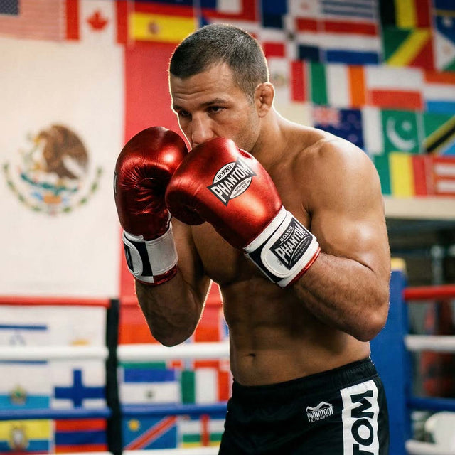 Guantes de boxeo Phantom Athletics Mexico – Rojo/Blanco