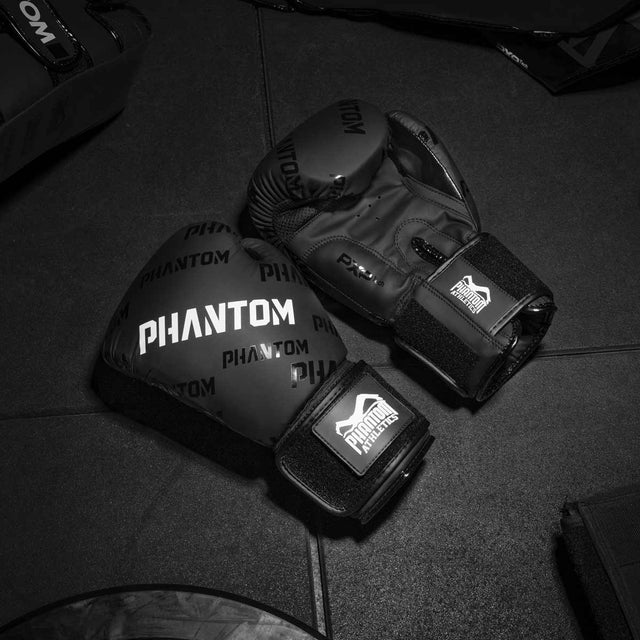 Phantom Athletics Boxing gloves Velcro – Black/White