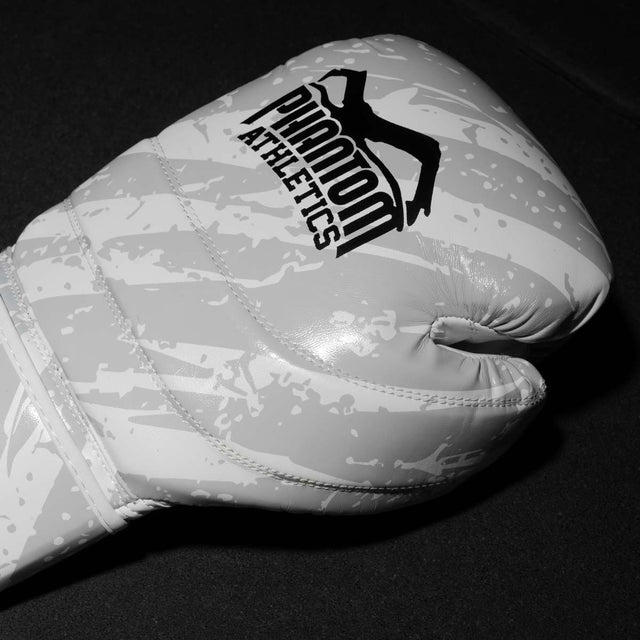 Mănuși de box Phantom Athletics Camo Tiger – Alb
