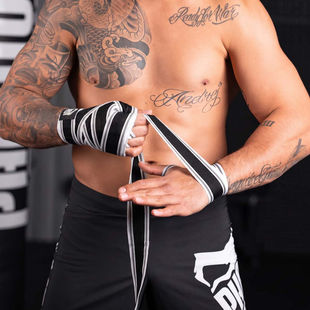 Bandaje de box Phantom Athletics MT-Pro – Alb