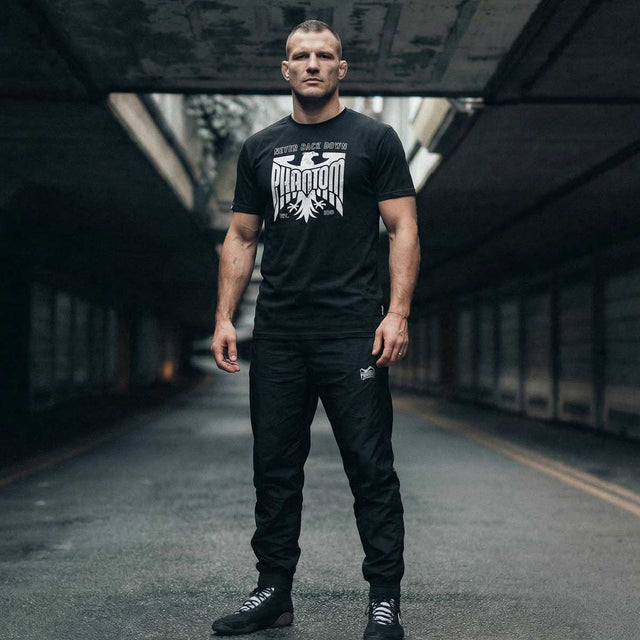 Phantom Athletics T-Shirt Germany Never Back Down - Zwart