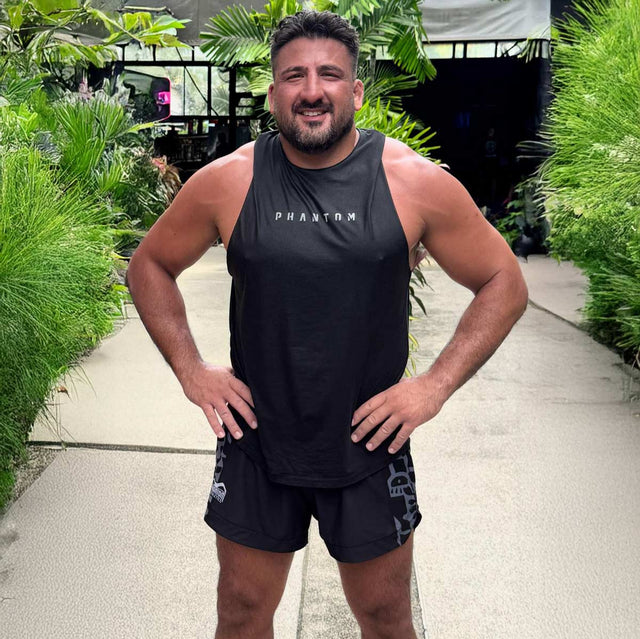 Phantom Athletics MMA-shorts Fusion-R Groundgame – Svart/Grå