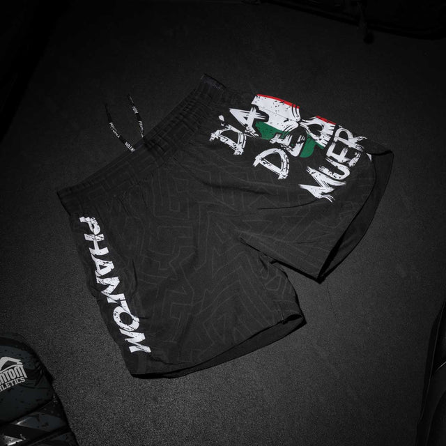 Phantom Athletics MMA-shorts Fusion Mexico – Svart/Grå
