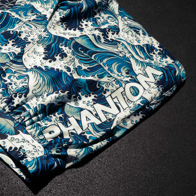 Pantaloncini MMA Phantom Athletics Fusion Tsunami – Blu