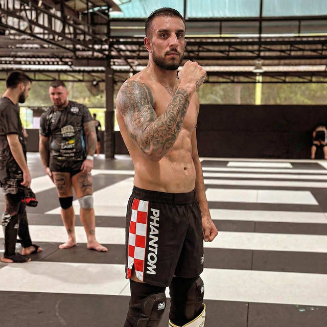 Pantaloni scurți MMA Phantom Athletics Fusion-R Team Croatia – Negru