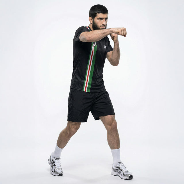 Phantom Athletics Trainingsshirt EVO+ Team Chechnya - Schwarz/Grün