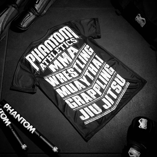 Triko Phantom Athletics EVO MMA Sports – Černé