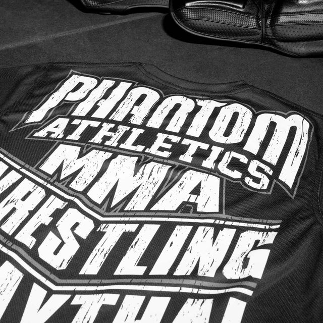 Triko Phantom Athletics EVO MMA Sports – Černé