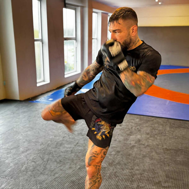 Pantaloncini MMA Phantom Athletics FUSION-R Tiger Domination – Arancione/Nero