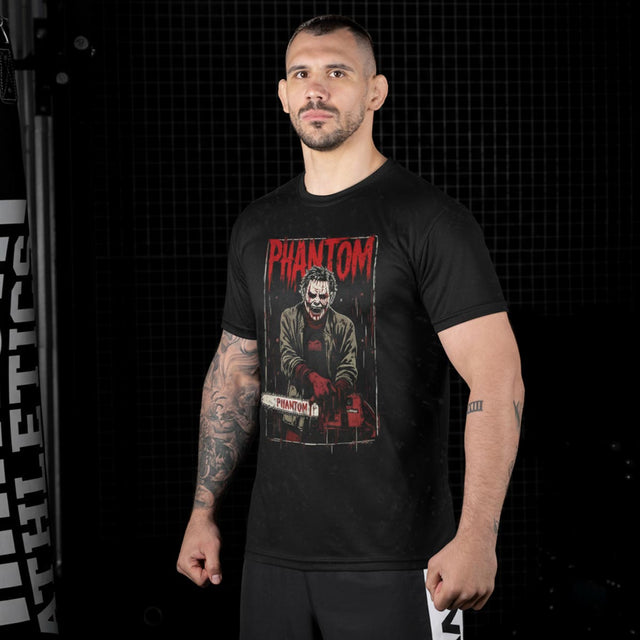 Tricou de antrenament Phantom Athletics EVO+ Chainsaw – Negru