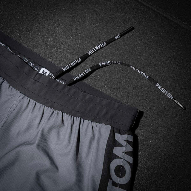 Shorts de compression Phantom Athletics Fusion 2in1 Apex – Gris