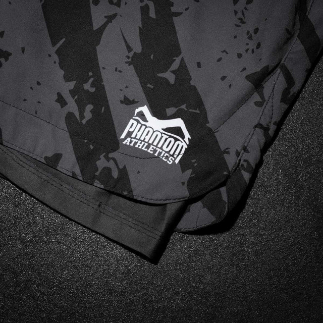 Phantom Athletics MMA-shorts Fusion 2in1 Camo Tiger – Grå