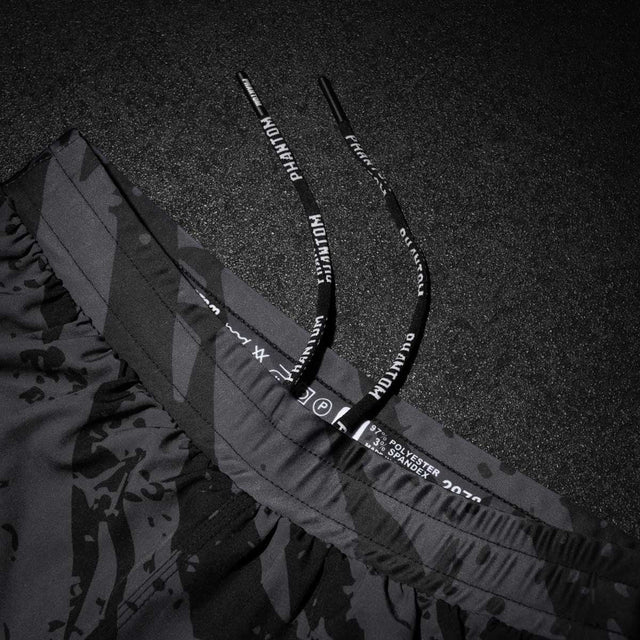 Phantom Athletics MMA-shorts Fusion 2in1 Camo Tiger – Grå