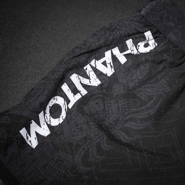 Shorts de MMA Phantom Athletics Fusion Aztec – Noir/Gris
