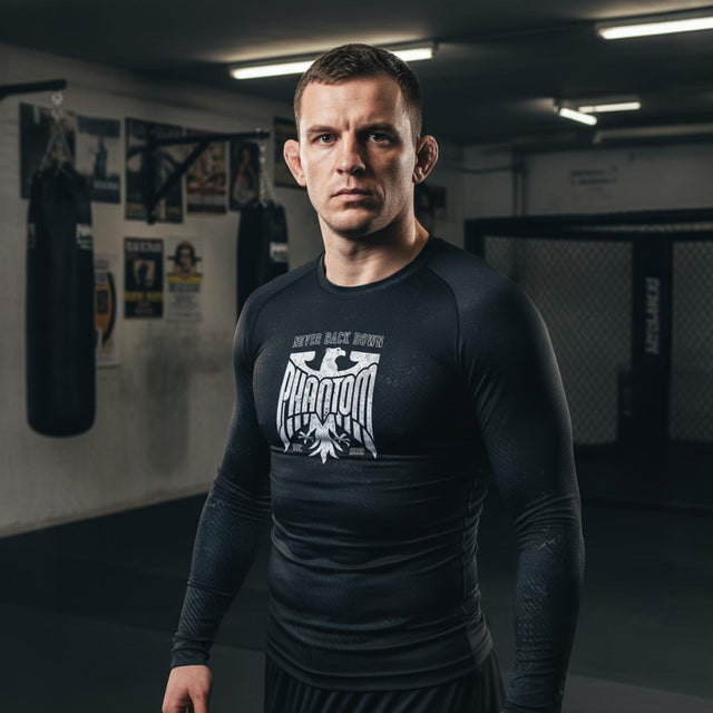 Phantom Athletics Rashguard Germany Eagle Lange Ärmel – Schwarz