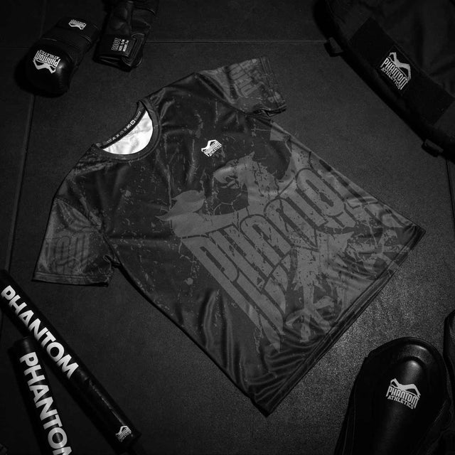 Tricou de antrenament Phantom Athletics EVO Germany – Negru