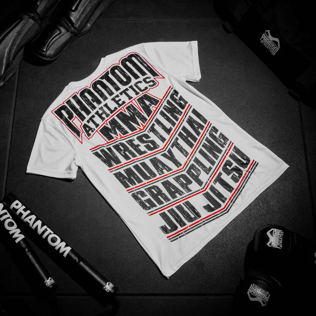 Phantom Athletics T-Shirt EVO MMA Sports - Hvid