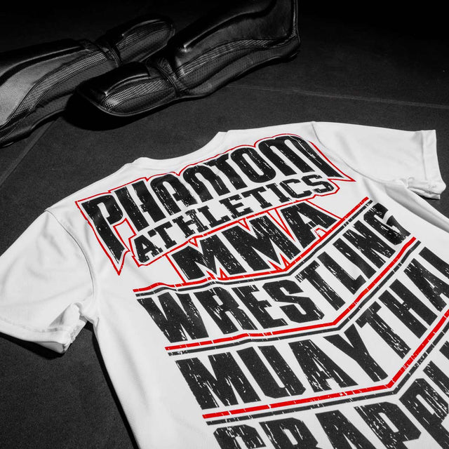 Koszulka Phantom Athletics EVO MMA Sports – Biała