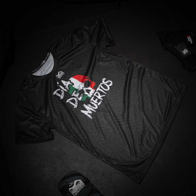 Tricou de antrenament Phantom Athletics EVO Mexico – Negru/Gri