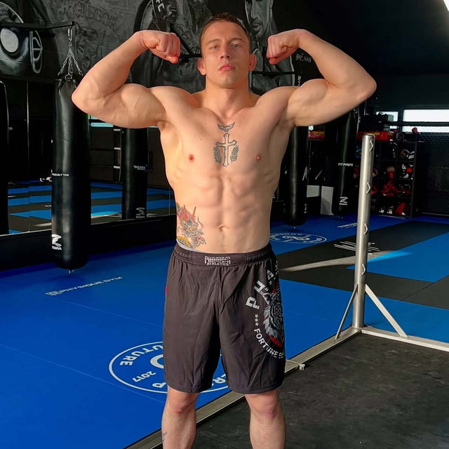 Shorts de MMA Phantom Athletics EVO Tiger Unit – Noir/Tiger