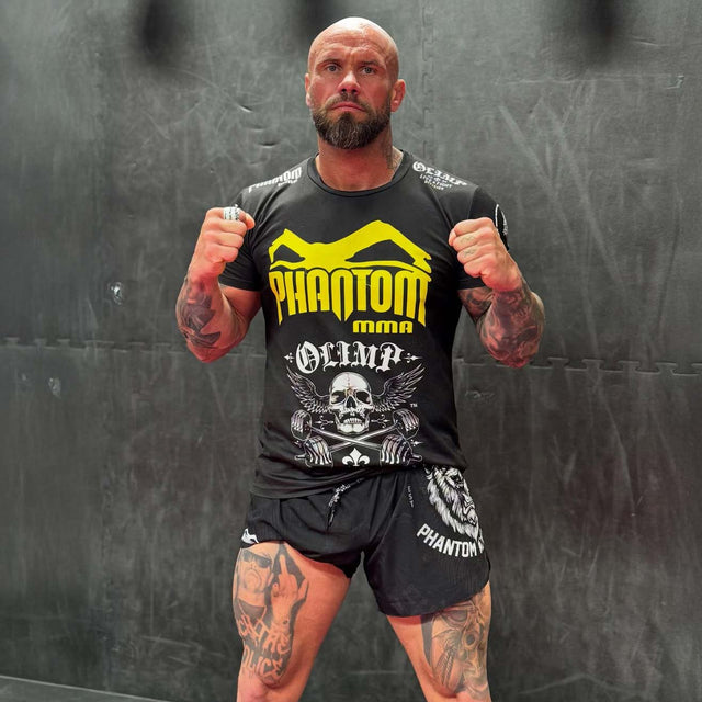 Pantaloncini MMA Phantom Athletics Fusion Lionheart – Nero