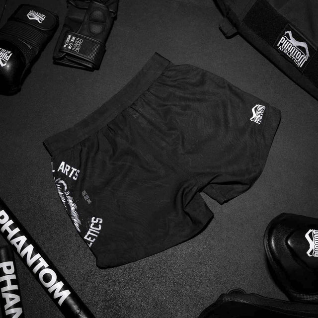 Pantaloncini MMA Phantom Athletics Fusion Lionheart – Nero