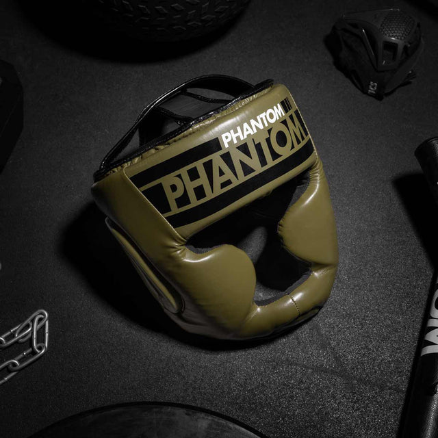 Cască de box Phantom Athletics Apex Full Face – Verde