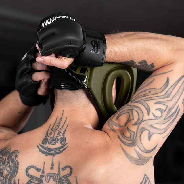 Cască de box Phantom Athletics Apex Full Face – Verde