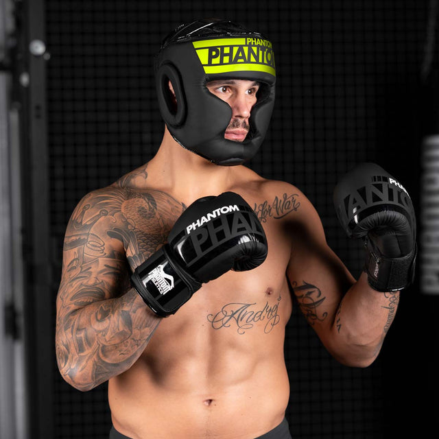 Casque Phantom Athletics Apex Full Face – Noir/Néon