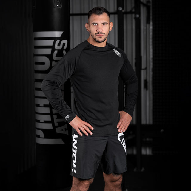 Phantom Athletics Trainingsshirt Tactic Långärmad – Svart