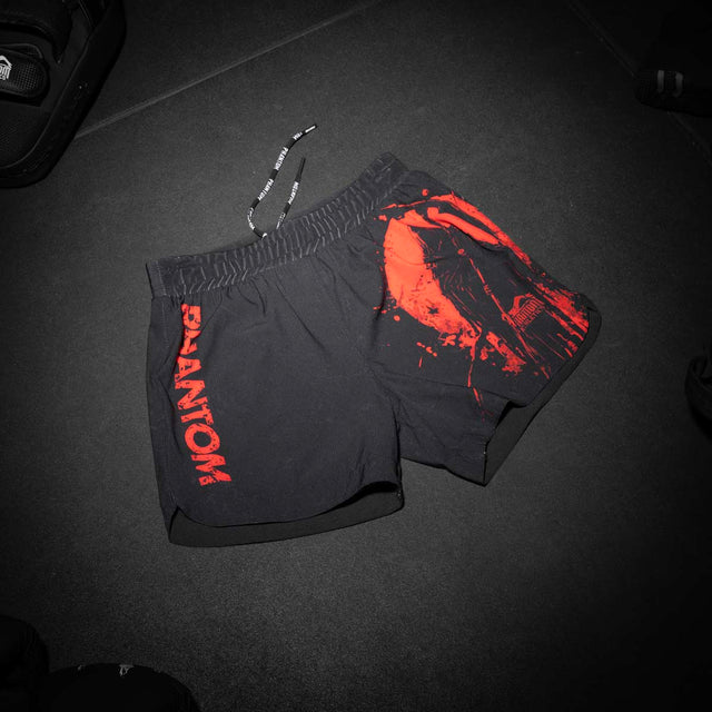 Phantom Athletics MMA Shorts Fusion-R Reaper – Black/Red
