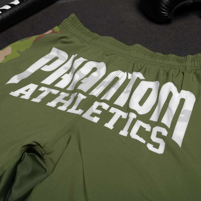 Phantom Athletics MMA-shorts EVO Warfare - Army Camo