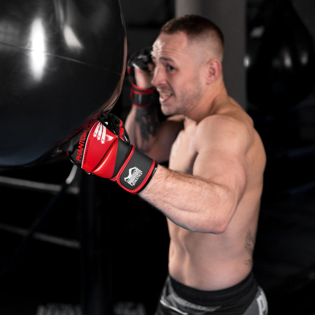 Phantom Athletics MMA-handskar Raider – Röd/Svart Camo