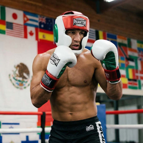 Phantom Athletics Boxhandschuhe Mexico – Weiß/Grün/Rot