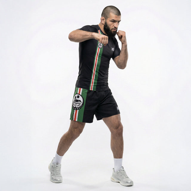 Phantom Athletics Rashguard Team Chechnya – Svart/Grön