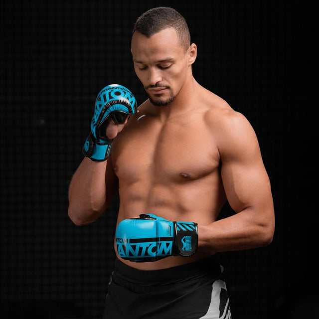 Phantom Athletics MMA-handsker APEX – Neon Blå