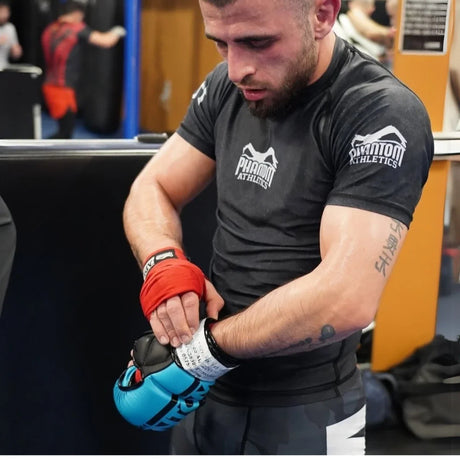 Phantom Athletics APEX MMA Gloves – Neon Blue