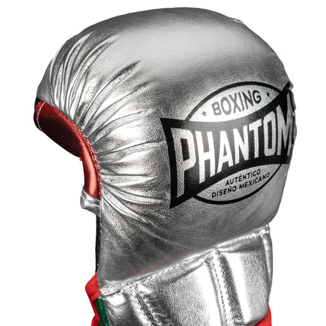 Guantes de MMA Phantom Athletics Mexico – Plata/Verde/Rojo