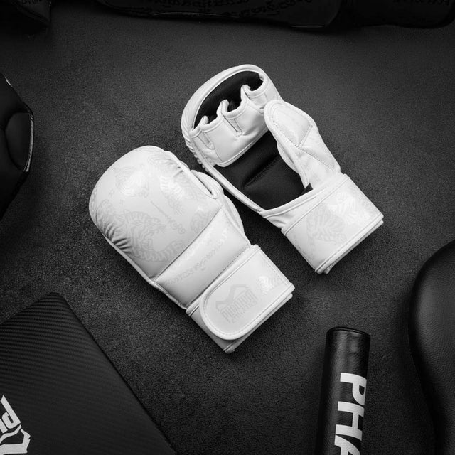 Luvas de sparring MMA Phantom Athletics Muay Thai – Branco Frost