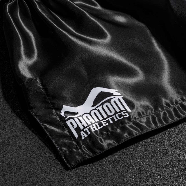 Shorts de Muay Thai Phantom Athletics Legend – Noir/Blanc