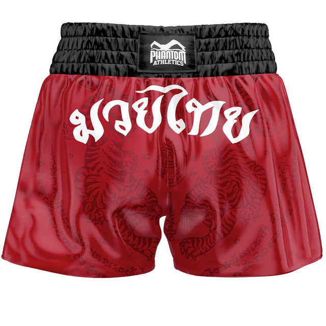 Phantom Athletics Muay-Thai-Shorts Sak Yant – Rot