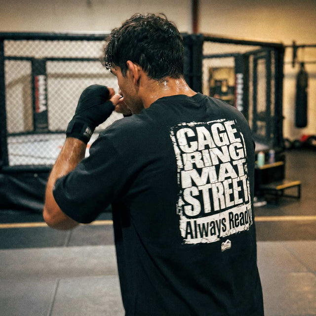 Phantom Athletics Triko Cage Ring Mat Street – Černé