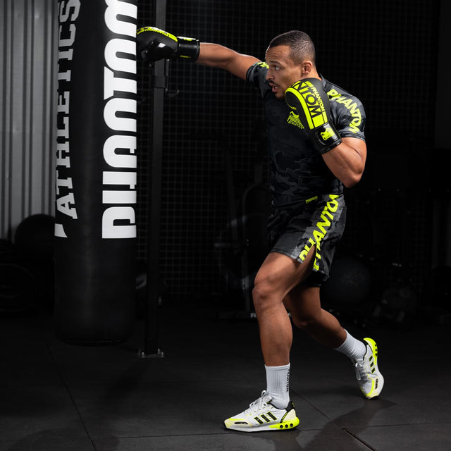Rashguard Phantom Athletics EVO Neon – Noir/Néon