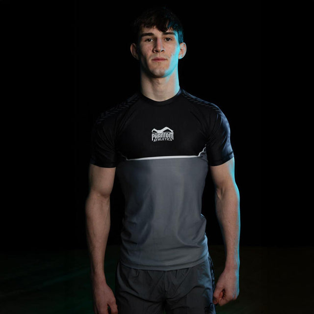 Phantom Athletics Rashguard EVO Apex Kurzarm – Grau