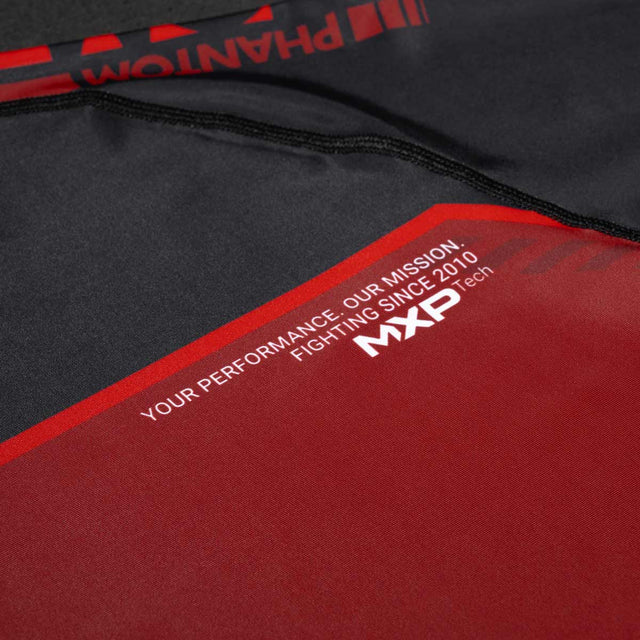 Phantom Athletics Rashguard EVO Apex Korta Ärmar – Röd
