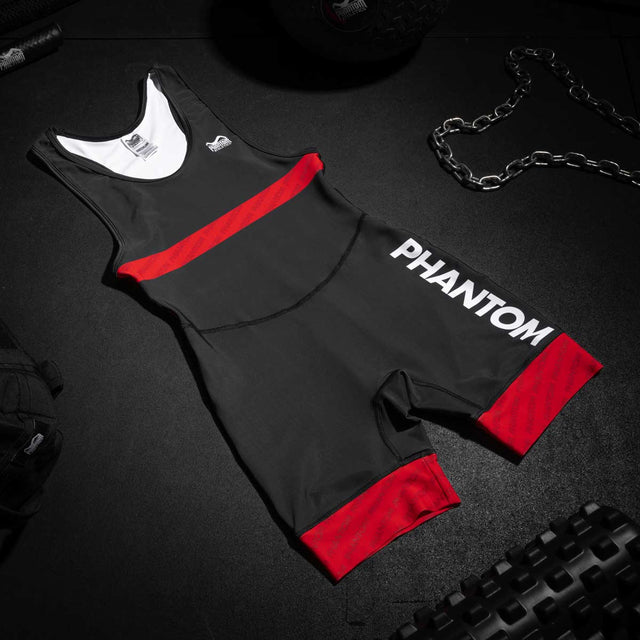 Phantom Athletics Wrestling Singlet Raptor Kids – Red/Blue